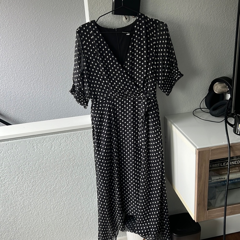 Maison Tara navy sheer dress size 6